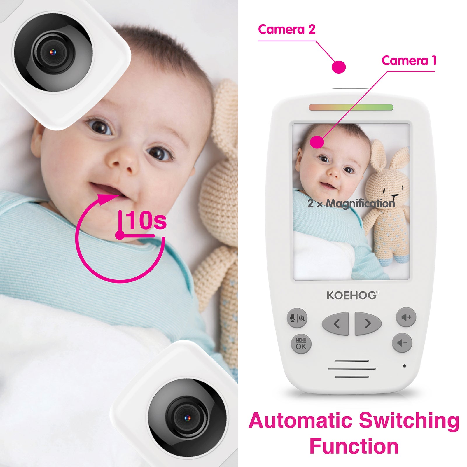 KOEHOG	K882 Video Baby Monitor