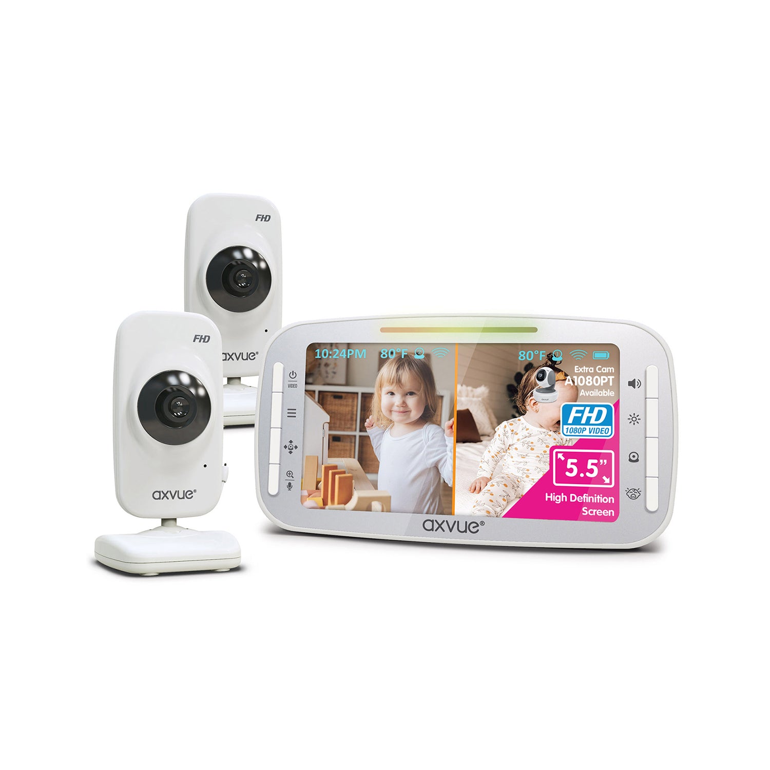 AXVUE A1080DU FHD Video Baby Monitor