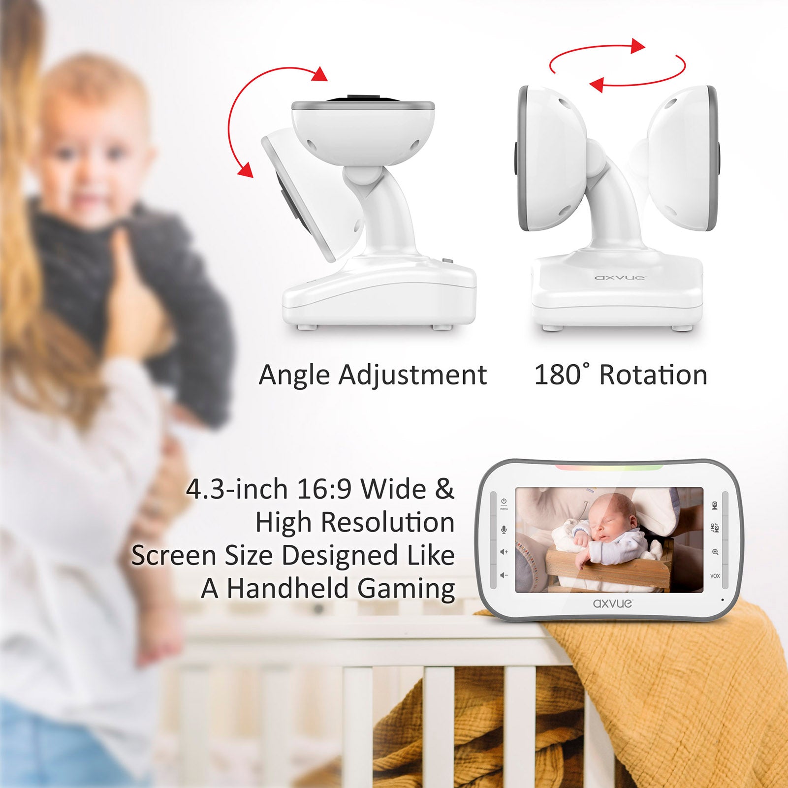 AXVUE A242 Video Baby Monitor
