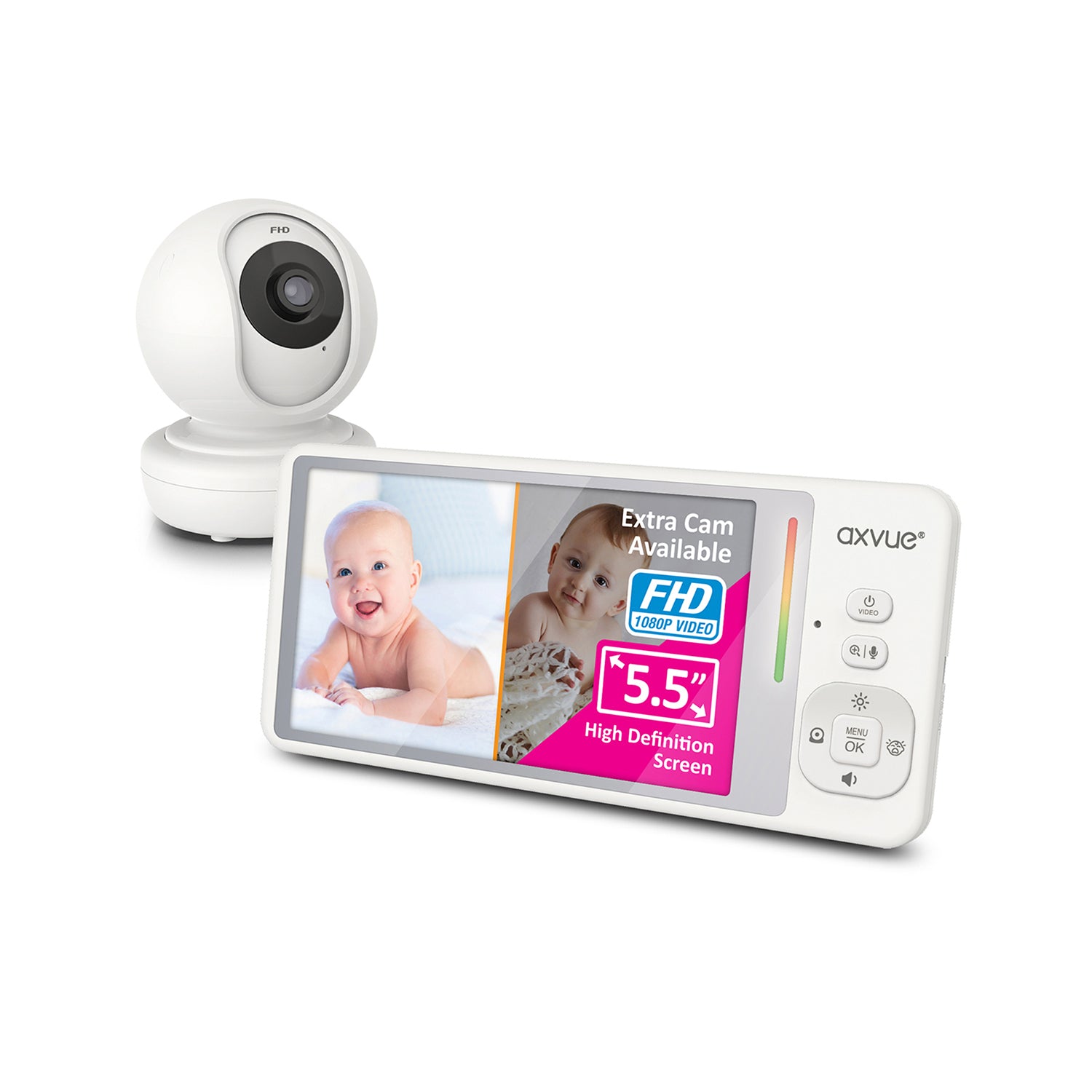 AXVUE A2HD FHD 1080p Video Baby Monitor