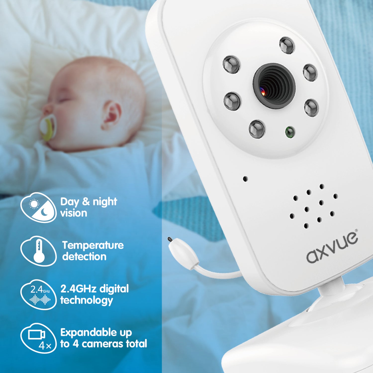 AXVUE E662 Video Baby Monitor