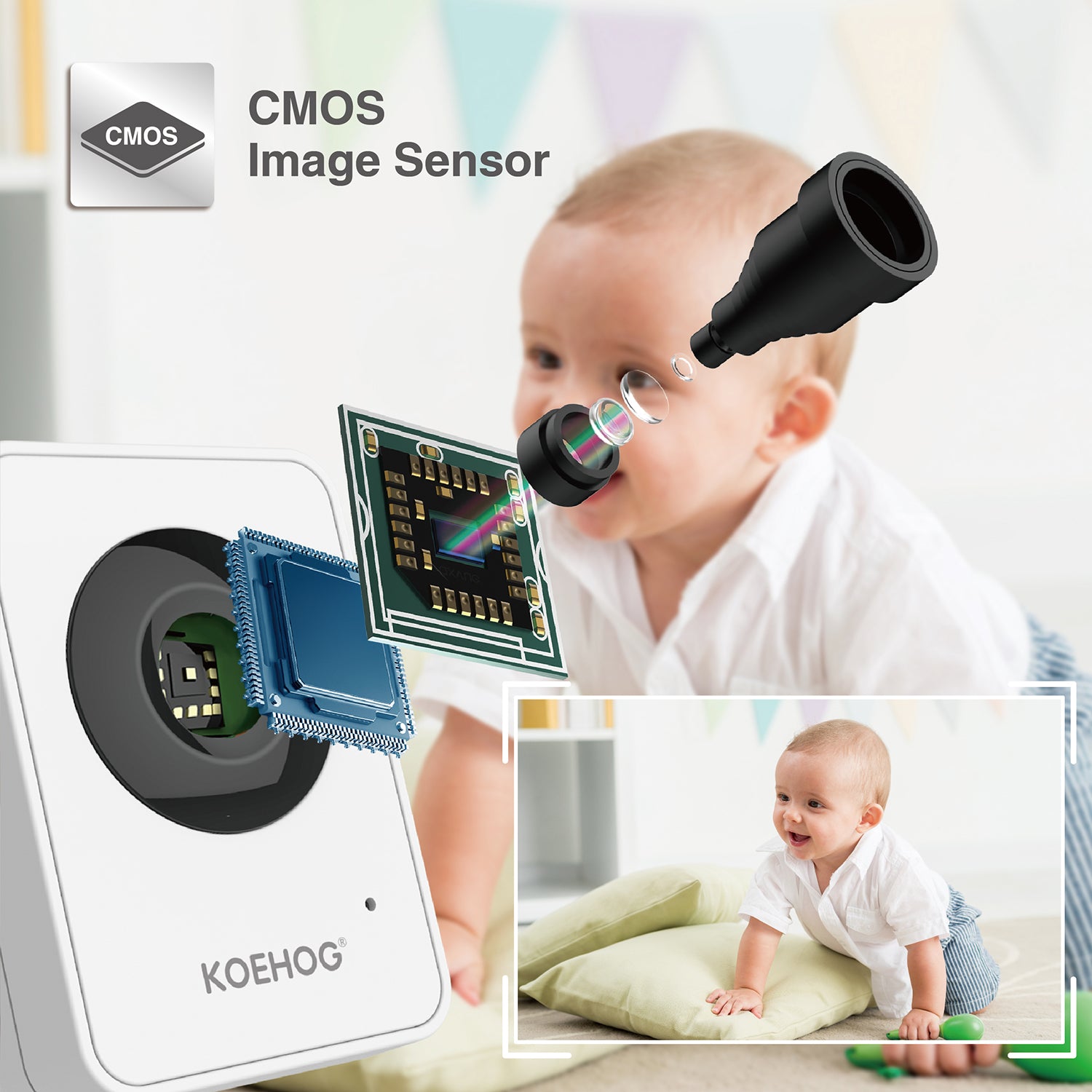 KOEHOG	K832 Video Baby Monitor